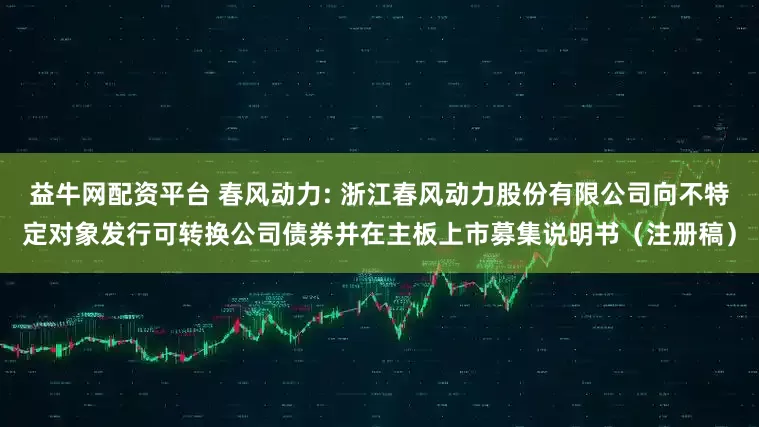 益牛网配资平台 春风动力: 浙江春风动力股份有限公司向不特定对象发行可转换公司债券并在主板上市募集说明书（注册稿）